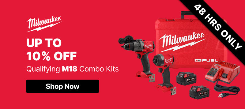 Up to 10% Off Milwaukee M18 Combo Kits