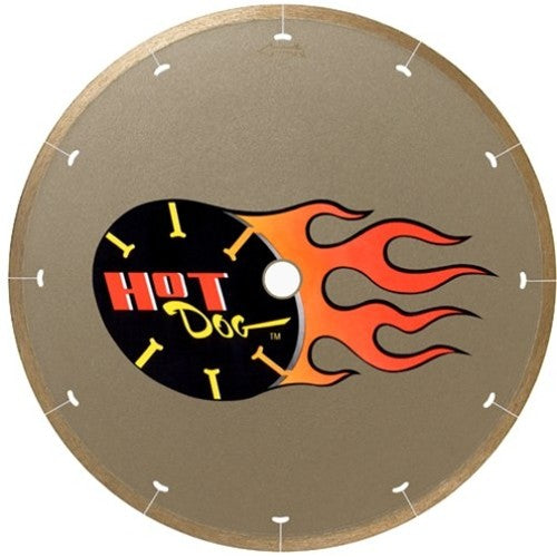 MK Diamond 158436 Hot Dog 10" Wet Cutting Continuous Rim Diamond Blade