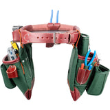 Occidental Leather 8585M Medium Heritage FatLip Tool Bag Set - 4