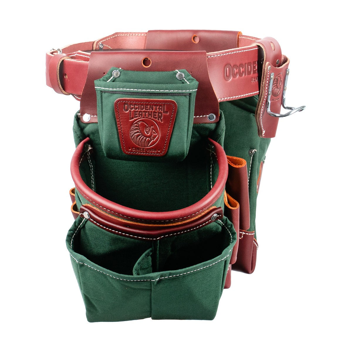 Occidental Leather 8585M Medium Heritage FatLip Tool Bag Set - 6