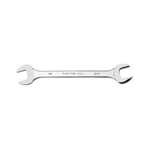 Proto J3430 Extra Thin Satin Finish 9/16", 5/8" Double Open End Wrench, SAE, 10"