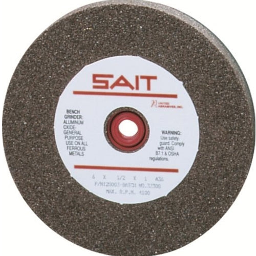 Sait 28141 10" x 1" x 1-1/4 GC80 Bench Wheel