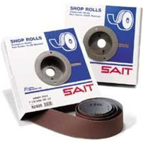 Sait 81230 2" Industrial Shop Rolls, 120 Grit