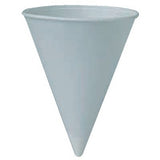 Solo 4TR 4oz Cone Water Paper Cups, 4-1/2 oz 1 Sleeve of 200