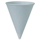 Solo 4TR 4oz Cone Water Paper Cups, 4-1/2 oz 1 Sleeve of 200 - 2