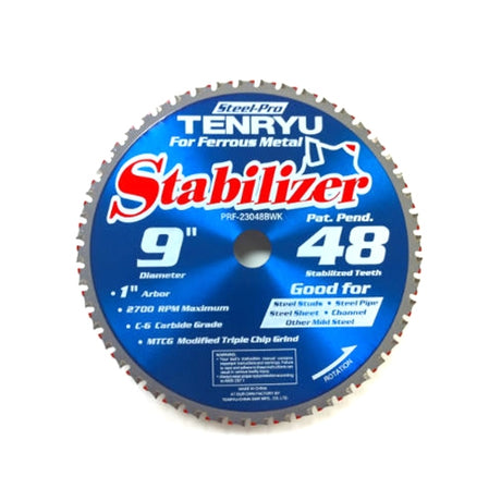 Tenryu PRF-23048BWK 9" Steel-Pro Stabilizer Saw Blade