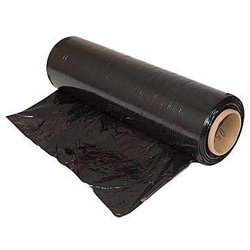 TRM Manufacturing 44018B 18" 80 Gauge Black Hand Wrap Film