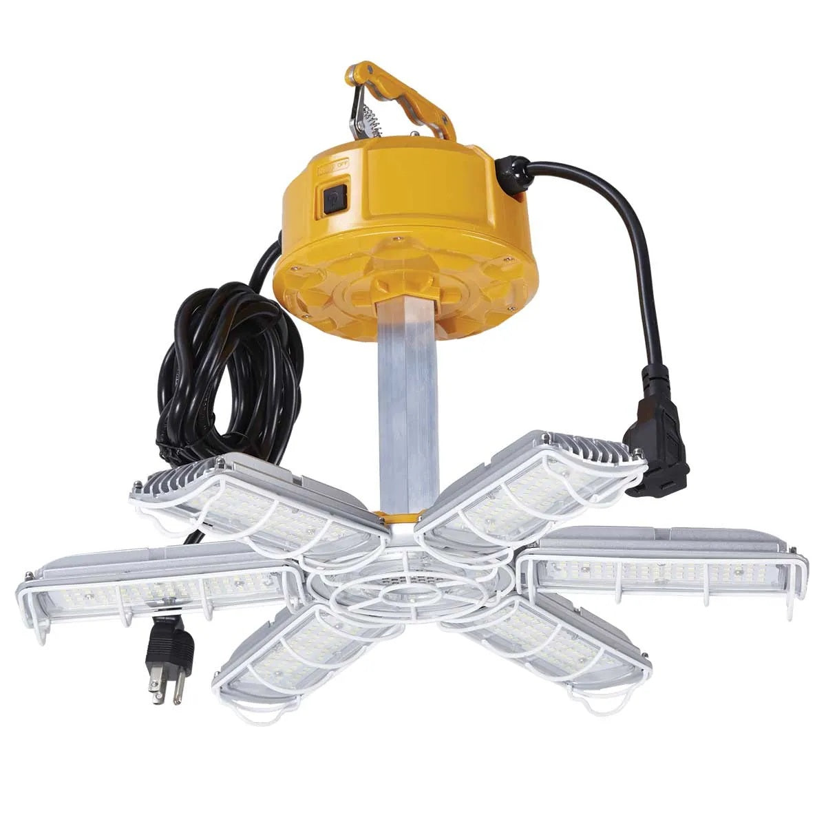 Voltec 08-00418 100 Watt 12000 Lumen Hex-Flex Temporary Area Work Light - 3