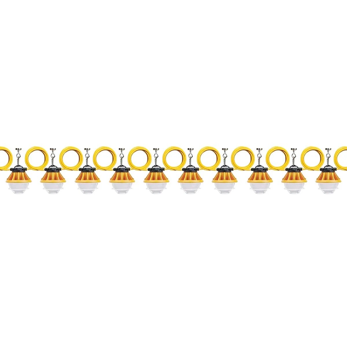 Voltec 08-00505 100Ft 190 Watt 25000 Lumen Temporary LED Light String - 2