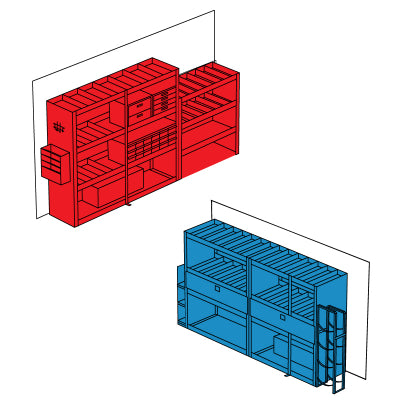 Weather Guard 600-3022 Plumber/HVAC Cube Van Package