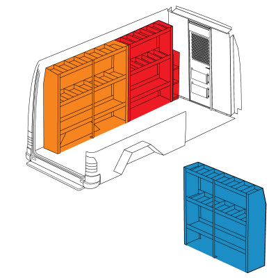 Weather Guard 600-3043 Contractor Sprinter Van Package