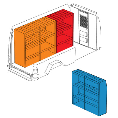 Weather Guard 600-3045 Telecom/Parcel Delivery Sprinter Van Package