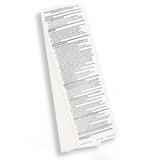 Werner LFE100 Fiberglass Extension Ladder Safety Labels - 3